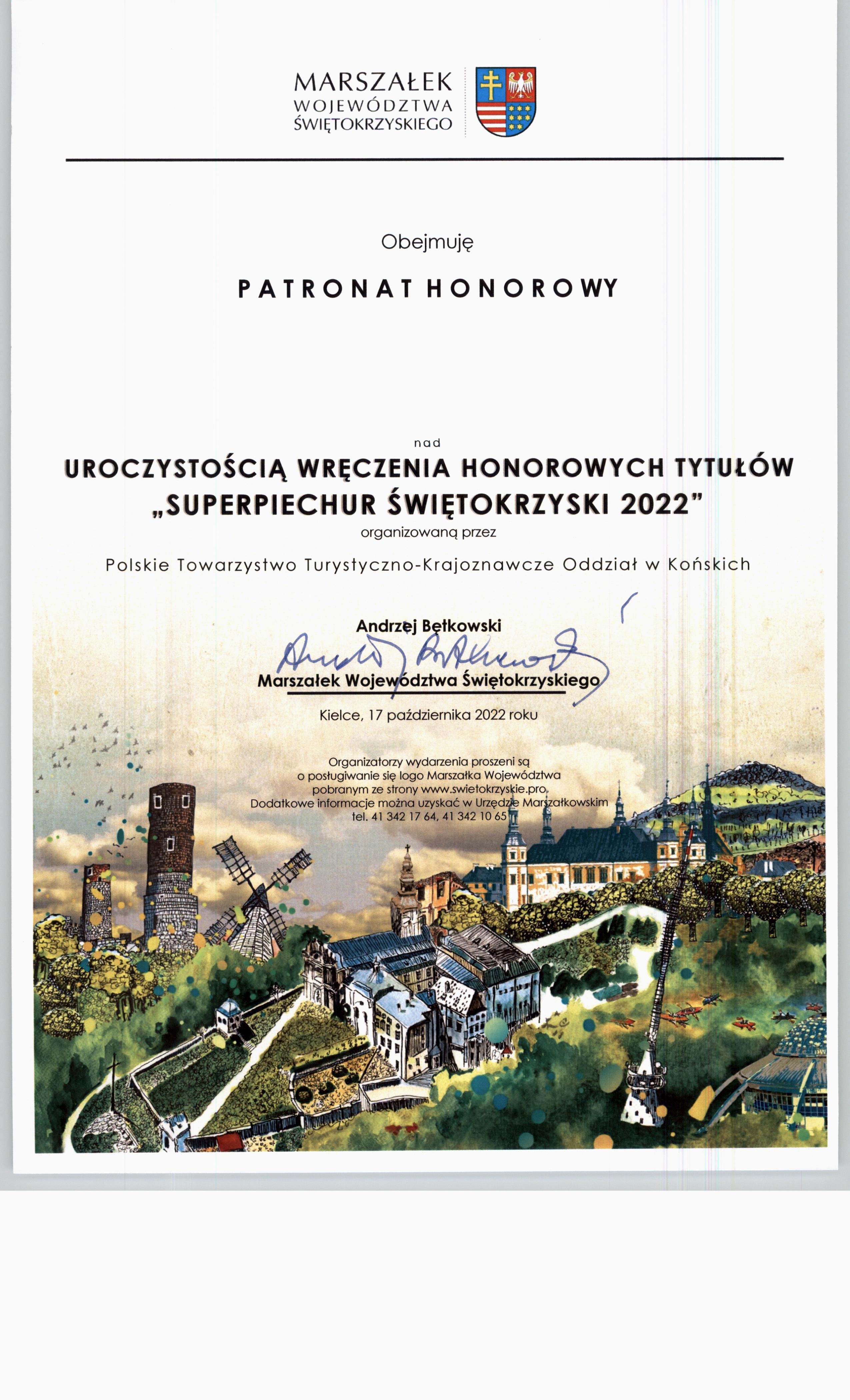 Patronat Marszałka Województwa